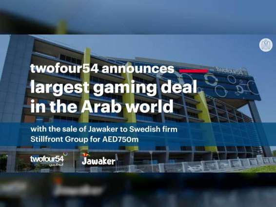 twofour54 announces agreement with Stillfront Group to sell Jawaker for AED750 million