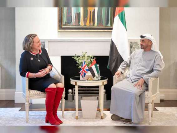 Mohamed bin Zayed meets British Secretary of State for International Trade, President for COP26 in UK