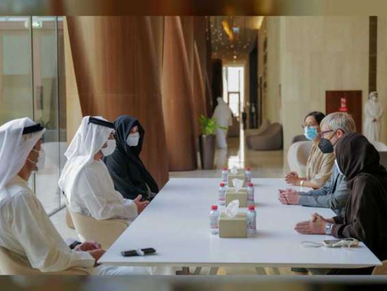 Maktoum bin Mohammed meets Director General of the International Council of Museums
