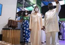 Mohammed bin Rashid meets with Presidents of Senegal and Sierra Leone at Expo 2020 Dubai