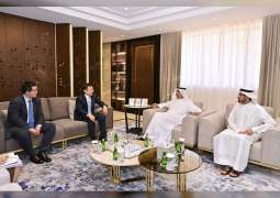 صقر غباش يستقبل رئيس شركة هواوي لمنطقة الشرق الأوسط