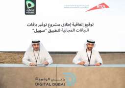 "طرق دبي" تطلق مبادرة توفير باقات بيانات مجانية لمستخدمي تطبيق "سهيل" بالتعاون مع "اتصالات ودو"