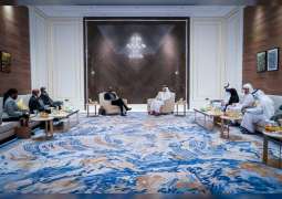 Abdullah bin Zayed receives Malawi's Foreign Minister at Expo 2020 Dubai