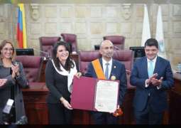 Congress of Colombia honours Al Jarwan for spreading tolerance and peace values