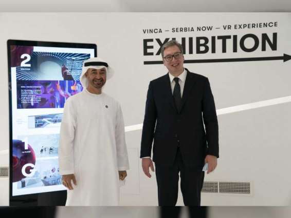Mohamed bin Zayed visits Serbia Pavilion at Expo 2020 Dubai, meets Serbian President