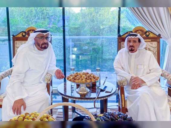 Ahjman Ruler receives Minister for Federal Supreme Council Affairs