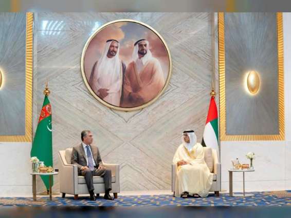 Mansour bin Zayed meets with Turkmen President, attends signing of agreements, MoUs