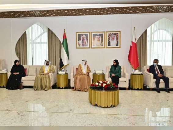 صقر غباش يبحث مع رئيسة مجلس النواب البحريني سبل تعزيز علاقات التعاون البرلمانية