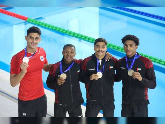 الإمارات ترفع رصيدها إلى 12 ميدالية في البطولة العربية للسباحة