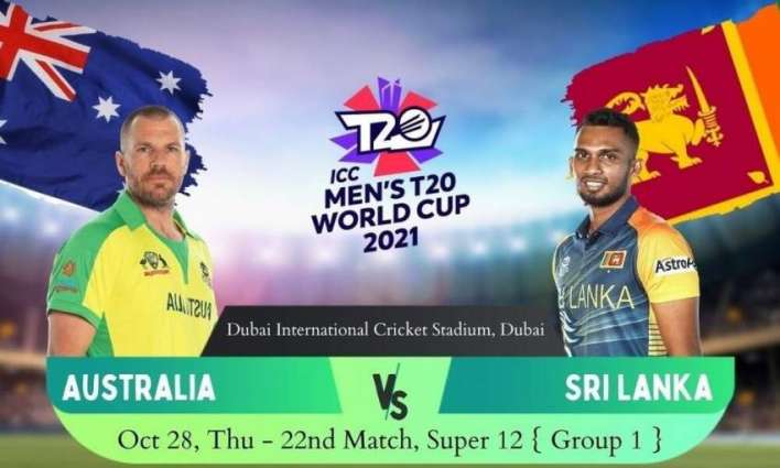 T20 World Cup 2021 Match 22 Australia Vs. Sri Lanka, Live Score, History, Who Will Win