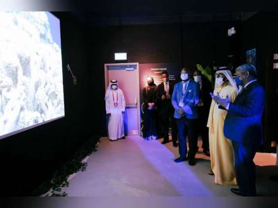 Mohammed bin Rashid meets with President of Seychelles at the country’s Pavilion in Expo 2020 Dubai