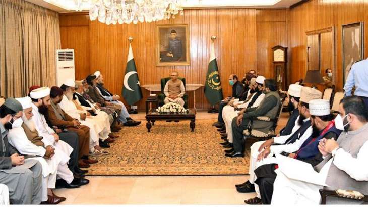 President asks Ulema to play their role in defusing ongoing tense situation
