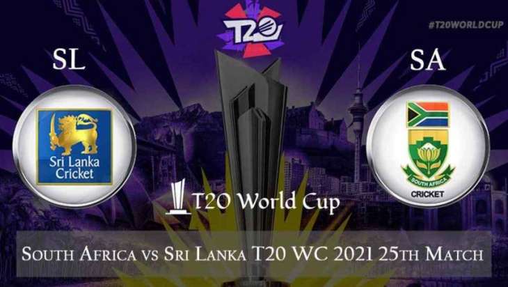 T20 World Cup 2021 Match 25 South Africa Vs. Sri Lanka, Live Score, History, Who Will Win