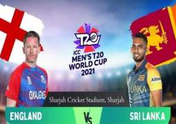T20 World Cup 2021 Match 29 England Vs. Sri Lanka, Live Score, History, Who Will Win