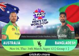 Australia Vs. Bangladesh Live Score, T20 World Cup 2021 Match 34 Live Updates