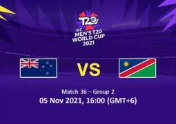New Zealand Vs. Namibia Live Score, NZ VS NAM T20 World Cup 2021 Match 36 Live Updates