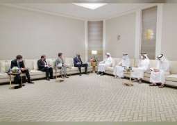 Maktoum bin Mohammed receives France’s Minister of Economy and Finance at Expo 2020