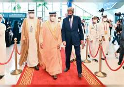 Mansour bin Zayed attends GMIS 2021 at Expo 2020 Dubai