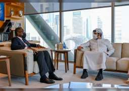 Maktoum bin Mohammed receives International President of Bank of America