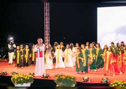 هيثم بن صقر القاسمي يشهد إحتفالات كلباء باليوم الوطني
