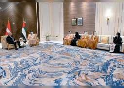 Maktoum bin Mohammed receives Presidents of Latvia and Suriname at Expo 2020 Dubai