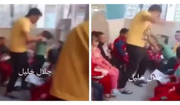 القبض علی مدرس مصري یعتدي علی طالب ضربا أثناء تلقیہ الدرس