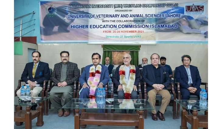 All Pakistan Inter-varsity (Men) Wrestling Championship 2021-22 begins at UVAS