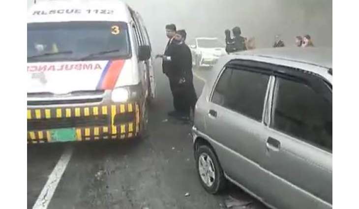Dozens injured as vehicles collide in three different pile-ups on Motorway