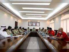 أكاديمية شرطة دبي تناقش تطوير منظومة التدريب الرياضي الداخلية