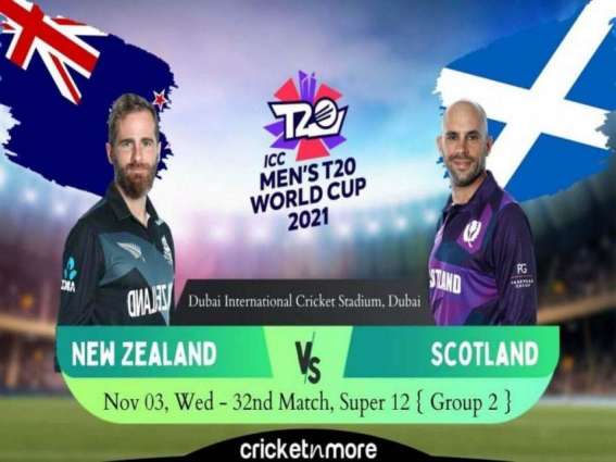 T20 World Cup 2021 Match 32 New Zealand Vs. Scotland, Live Score, History, Who Will Win