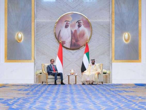 Mohammed bin Rashid meets with Indonesian President at Expo 2020 Dubai