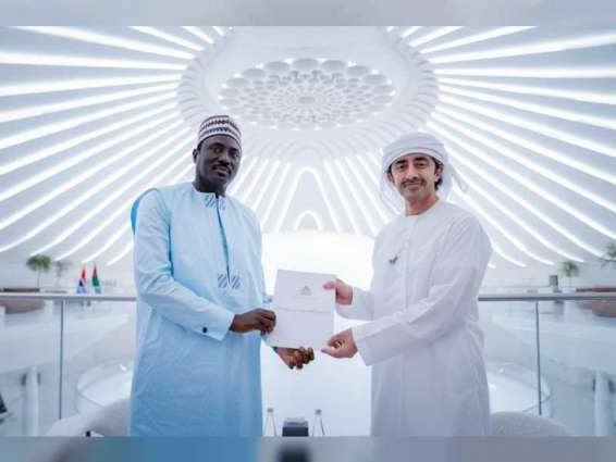 UAE President receives letter from President of The Gambia