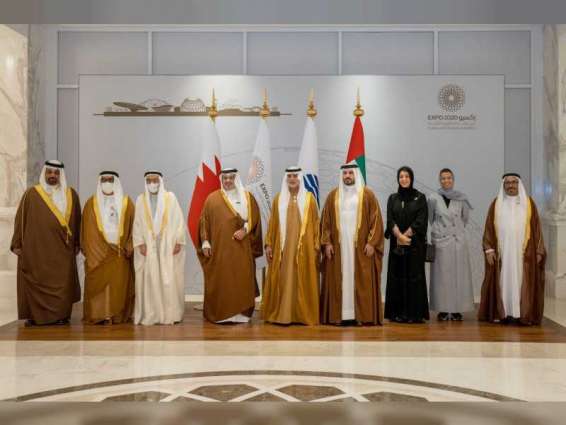 Salman bin Hamad Al Khalifa visits Expo 2020 for Bahrain National Day