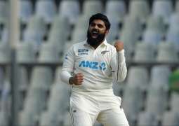 Ajaz Patel gets 10 wickets in first innings against India  