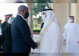 Hamdan bin Zayed, President of Angola enhance bilateral relations, witness signing of MoUs