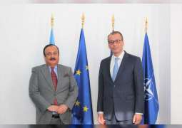 سفير الدولة يلتقي وزير الدولة للشؤون العالمية والاستراتيجيات الدبلوماسية في رومانيا