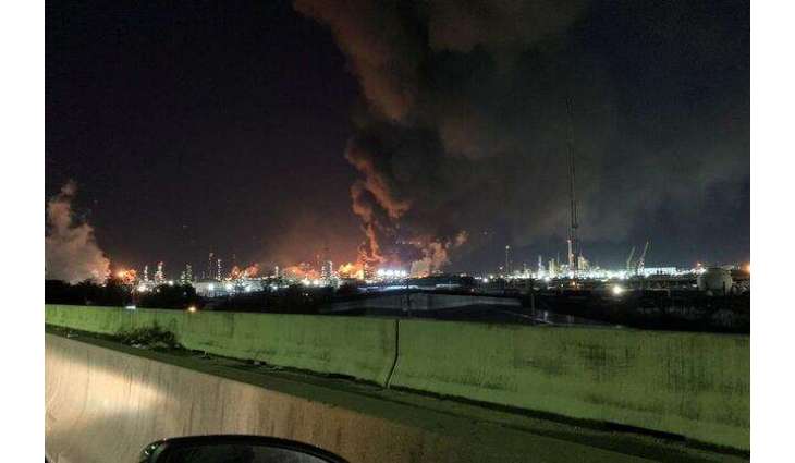 Emergency Teams Extinguish Fire at Baytown Oil Refinery in Texas - ExxonMobil