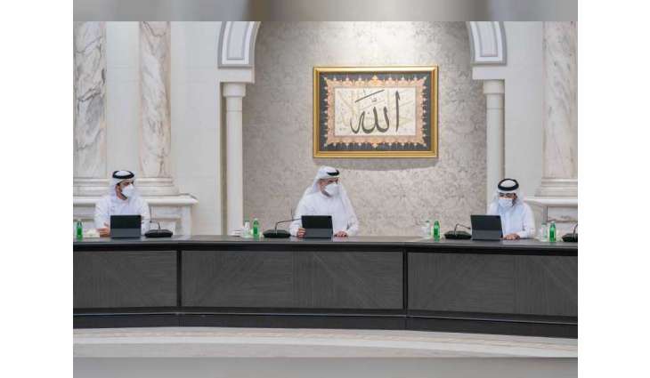 ولي عهد الشارقة يترأس اجتماع المجلس التنفيذي