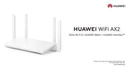Stay protected with Huawei’s newest Wi-Fi 6 home router, HUAWEI WiFi AX2