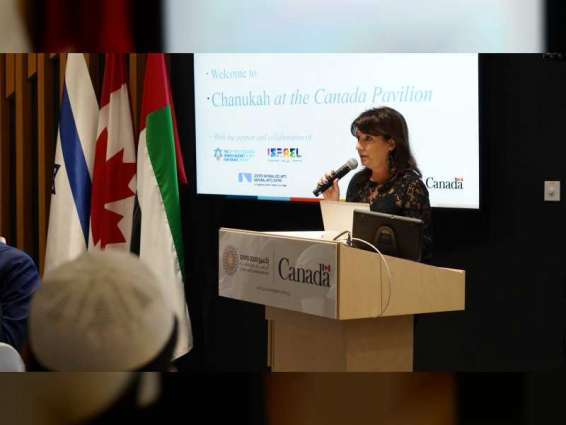 Canadian artists celebrate Chanukah and UAE Golden Jubilee at Israel Pavilion