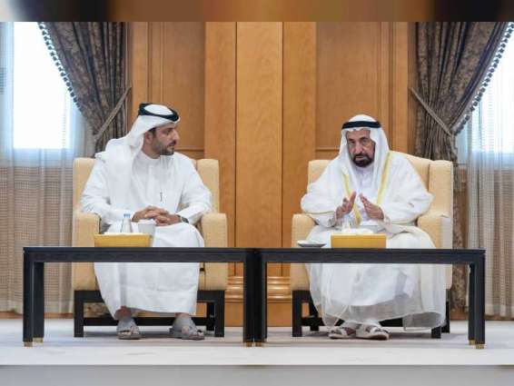 Sharjah Ruler meets President, Board of Trustees of UoS