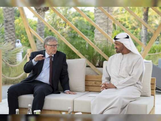 Mohamed bin Zayed receives Bill Gates