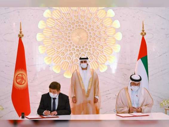 Maktoum bin Mohammed meets with Chairman of the Cabinet of Ministers of Kyrgyzstan