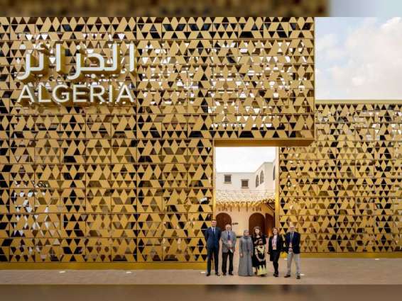 عهود الرومي تزور جناح الجزائر في "إكسبو 2020 دبي" 