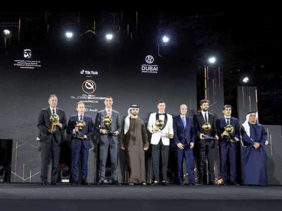 Mansoor bin Mohammed welcomes world’s leading football personalities to 16th Dubai International Sports Conference