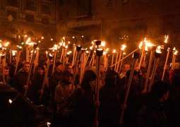 Ukrainians Hold Torchlit Rally in Kiev to Honor WWII Nationalist Bandera