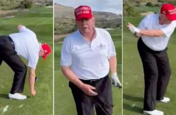 Video Shows Trump Declaring Himself '47th President' While Playing Golf