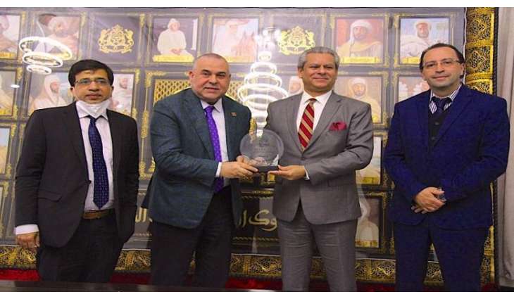 سفیر باکستان لدی المغرب یجتمع برئیس غرفة التجارة و الصناعة و الخدمات للدار البیضاء