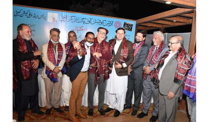 Arts Council of Pakistan Karachi hosts reception in honor of newly elected officials of Crime Reporters Association