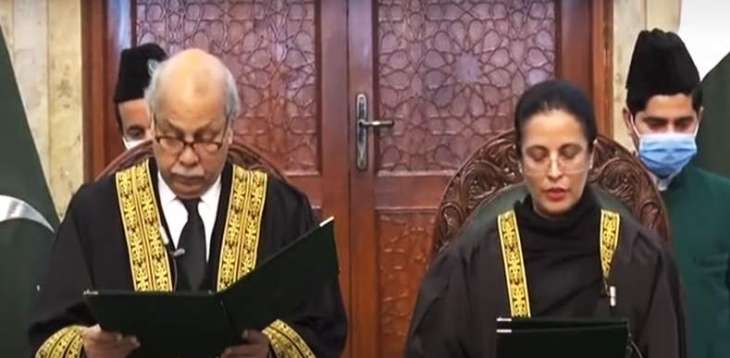 Justice Ayesha A. Malik takes oath as first female judge of the Supreme Court